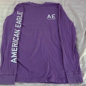 american eagle purple long sleeve